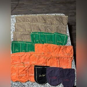 38 Crown Royal Multi-Color Bags